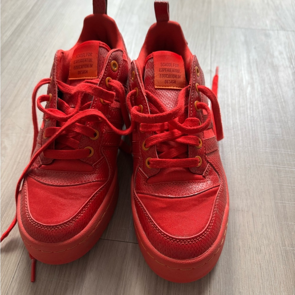 Adidas S.E.E.D. X Forum Bold ‘Red’ Sneaker - Picture 3 of 7